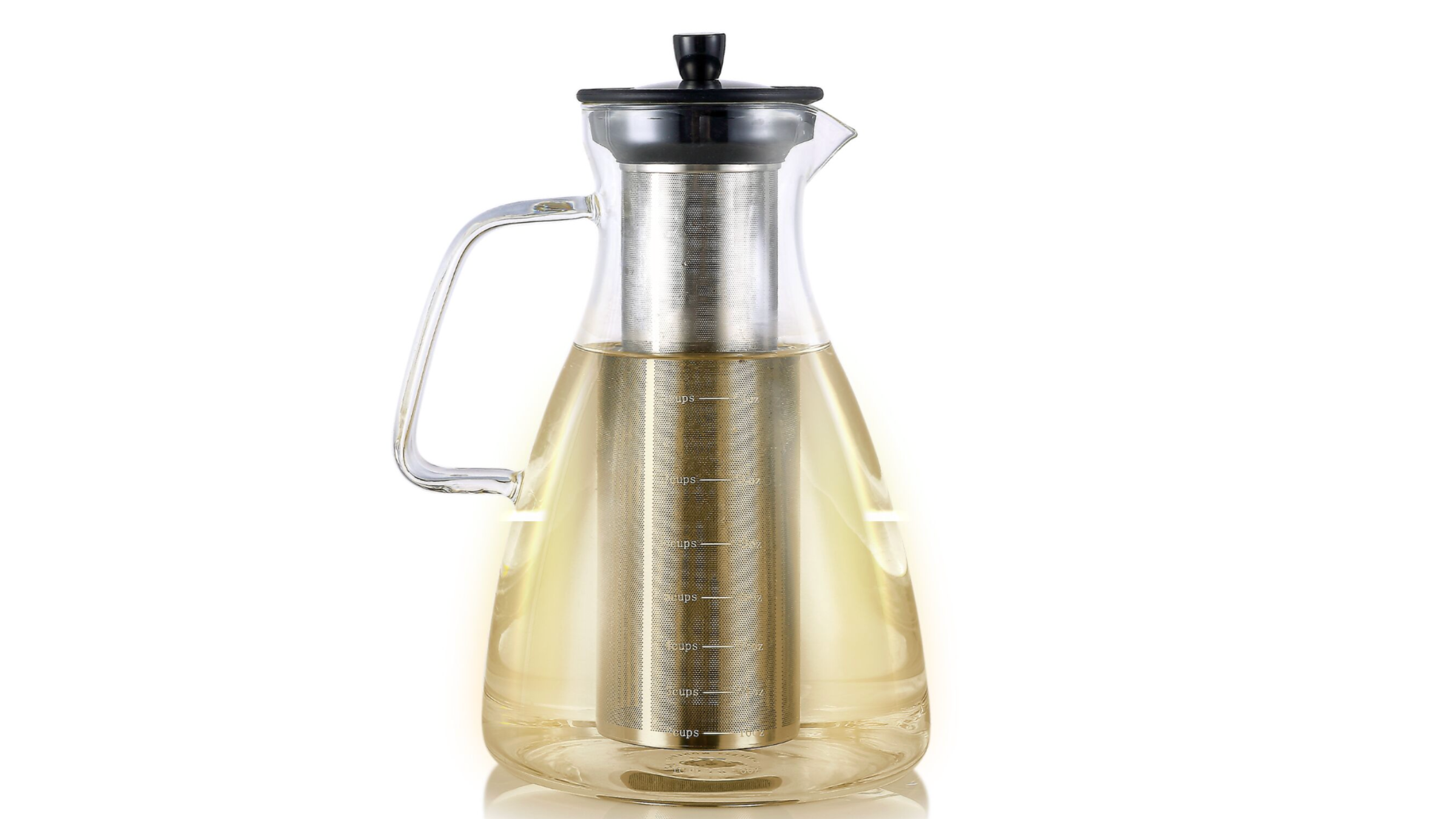 clear glass tea brewer pitcher, best yoga gifts