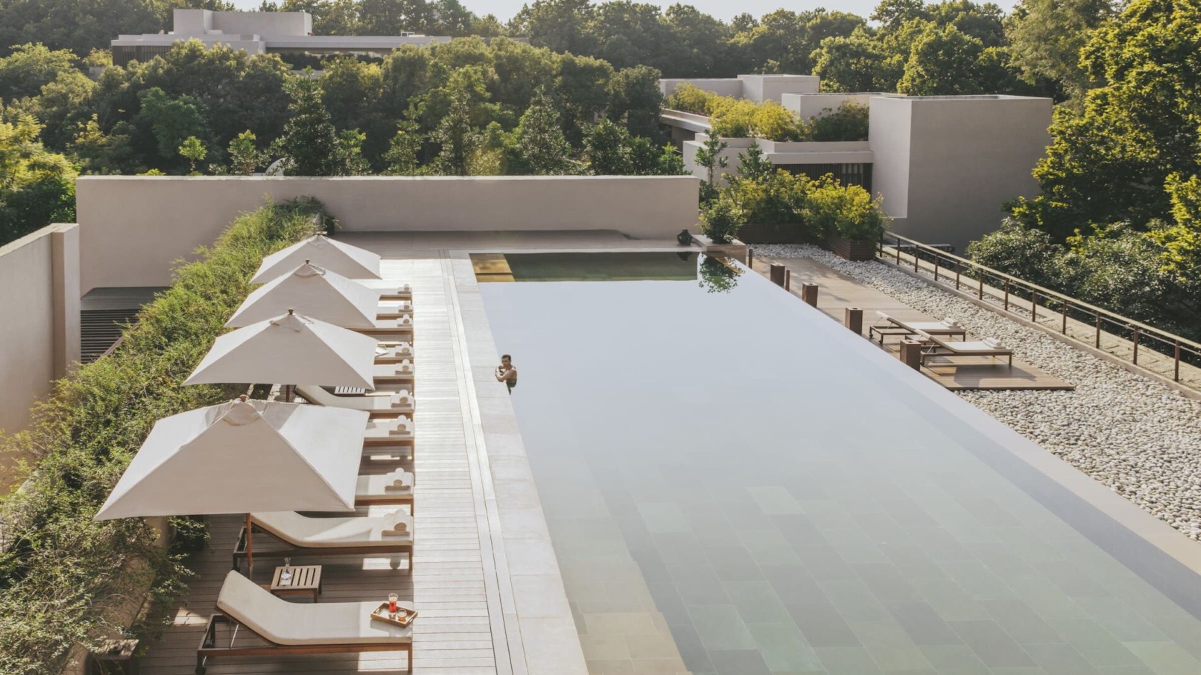 Pool at wellness retreat The Six Senses Vana