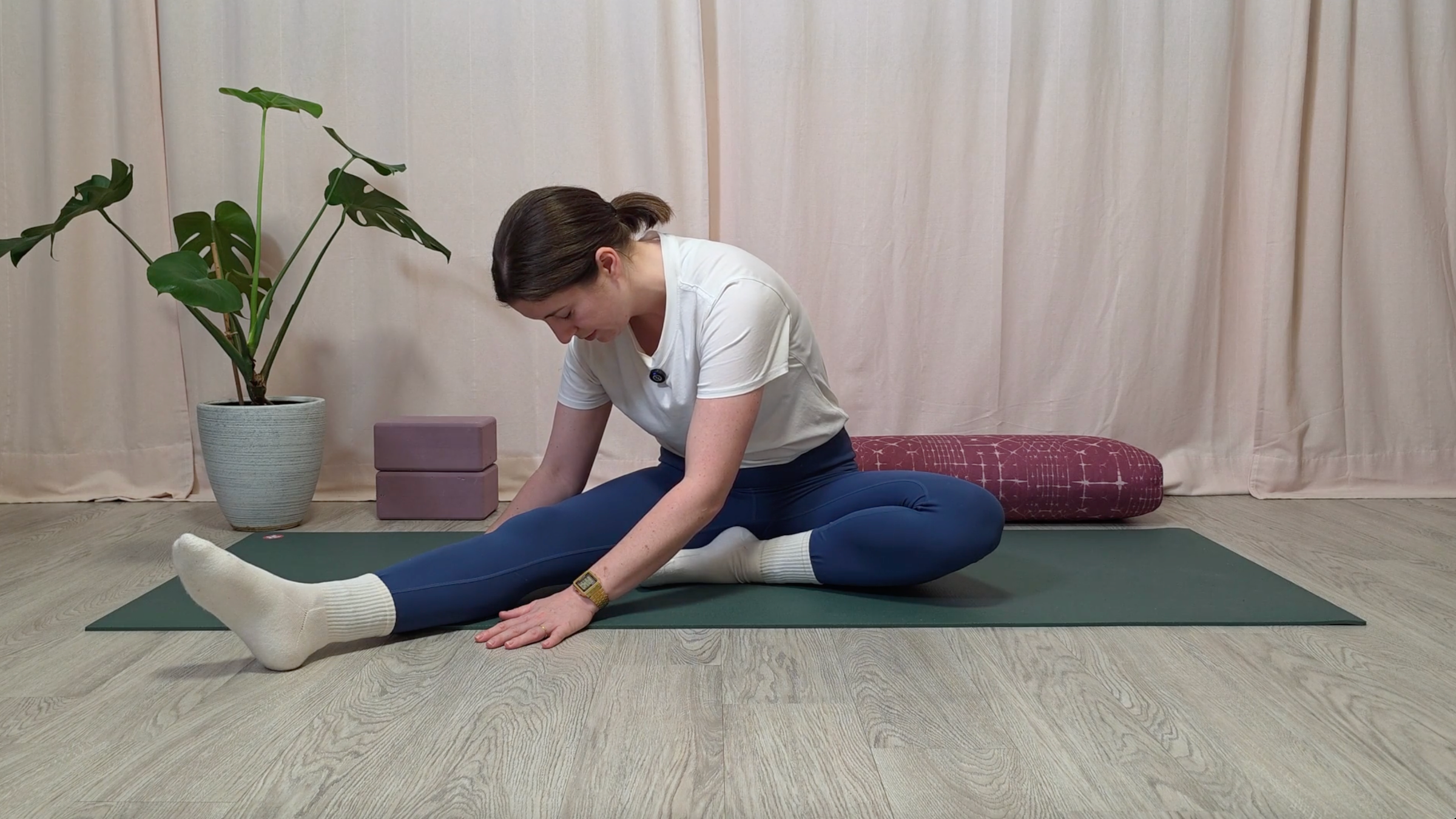 Teacher Katie McGrath in Half-Butterfly