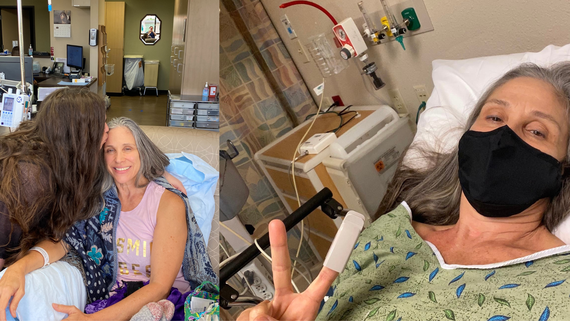 Nancy Ferraro during cancer treatment