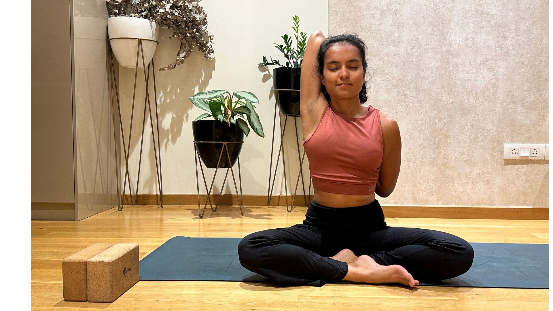 Riya Davda Cow Face arms.