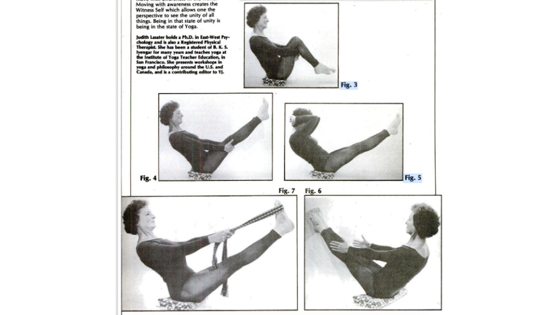 Boat pose variations