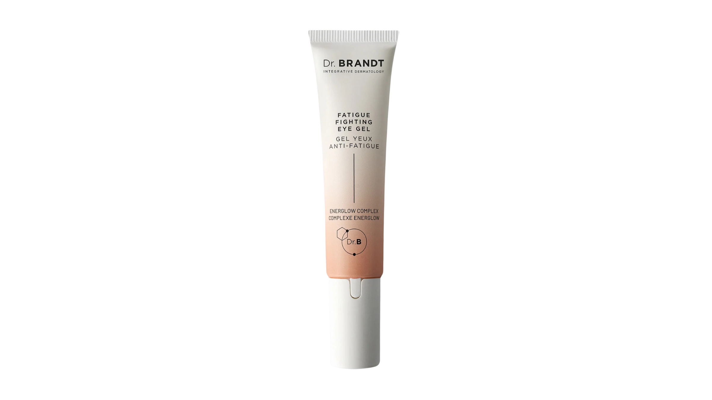 tube of Dr. Brandt ayurvedic skincare on white background