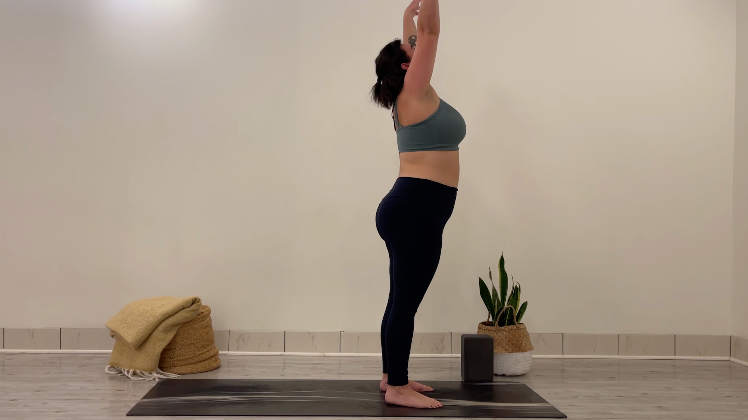 Teacher Taylor Lorenz in Upward Salute