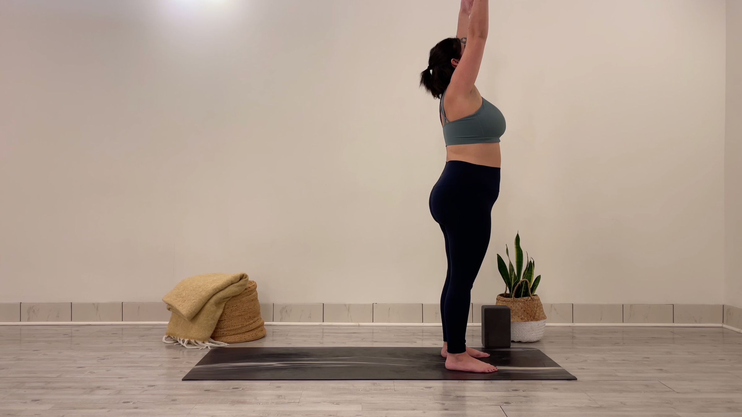 Teacher Taylor Lorenz in Upward Salute