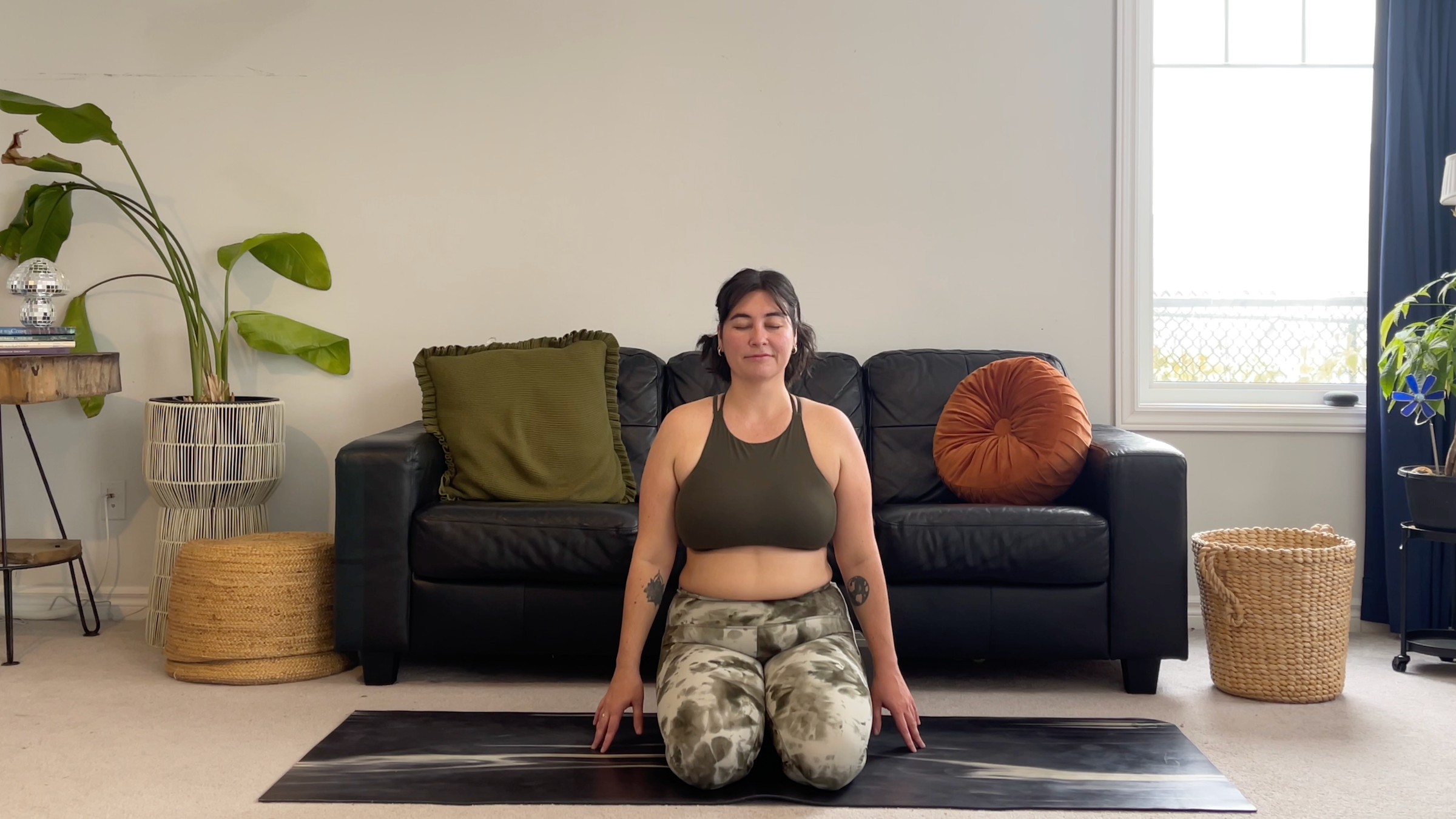 Teacher Taylor Lorenz in Thunderbolt Pose