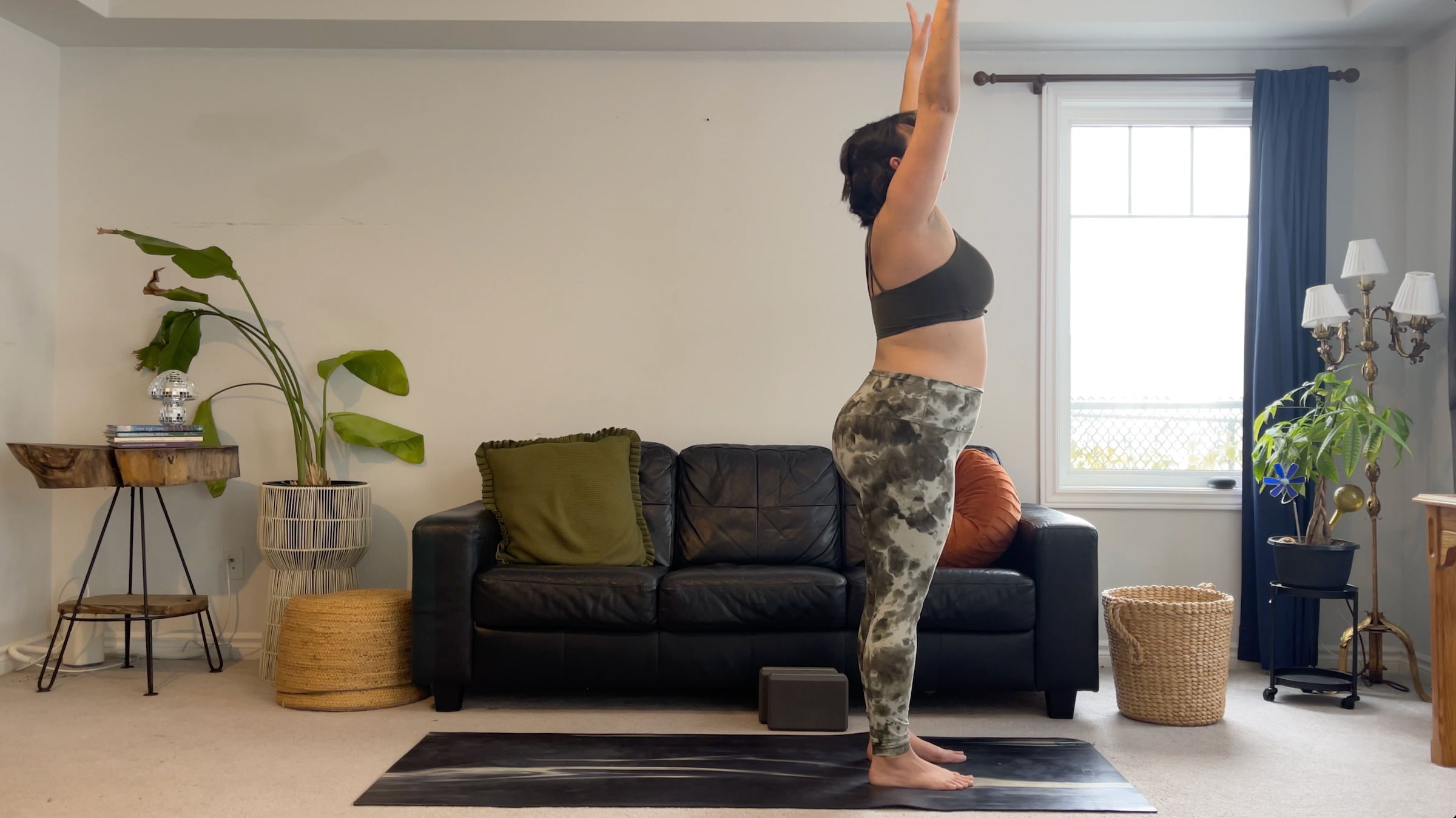 Teacher Taylor Lorenz in Upward Salute