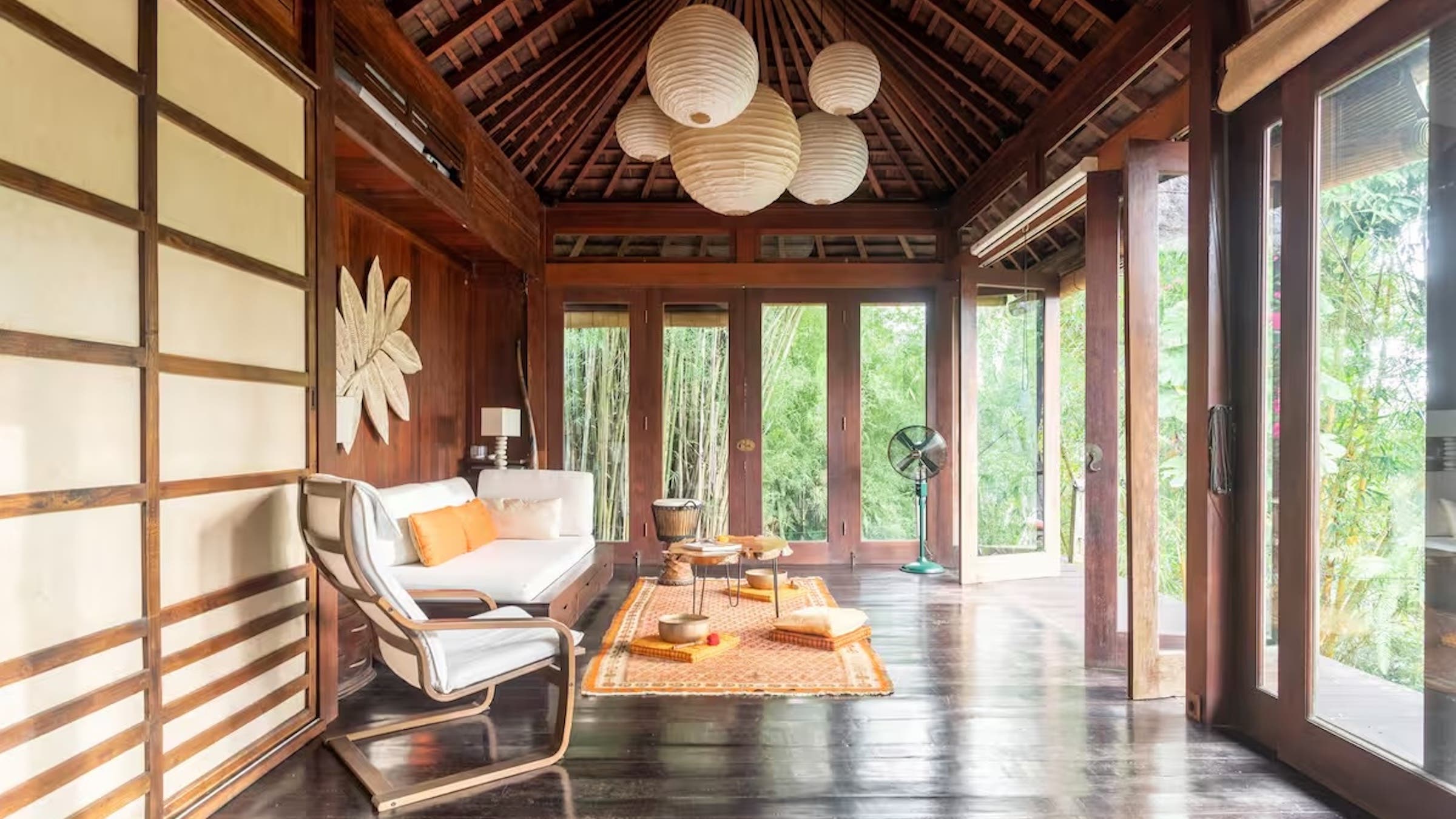 A room at the Ki Ma Ya Retreat Airbnb in Ubud, Bali