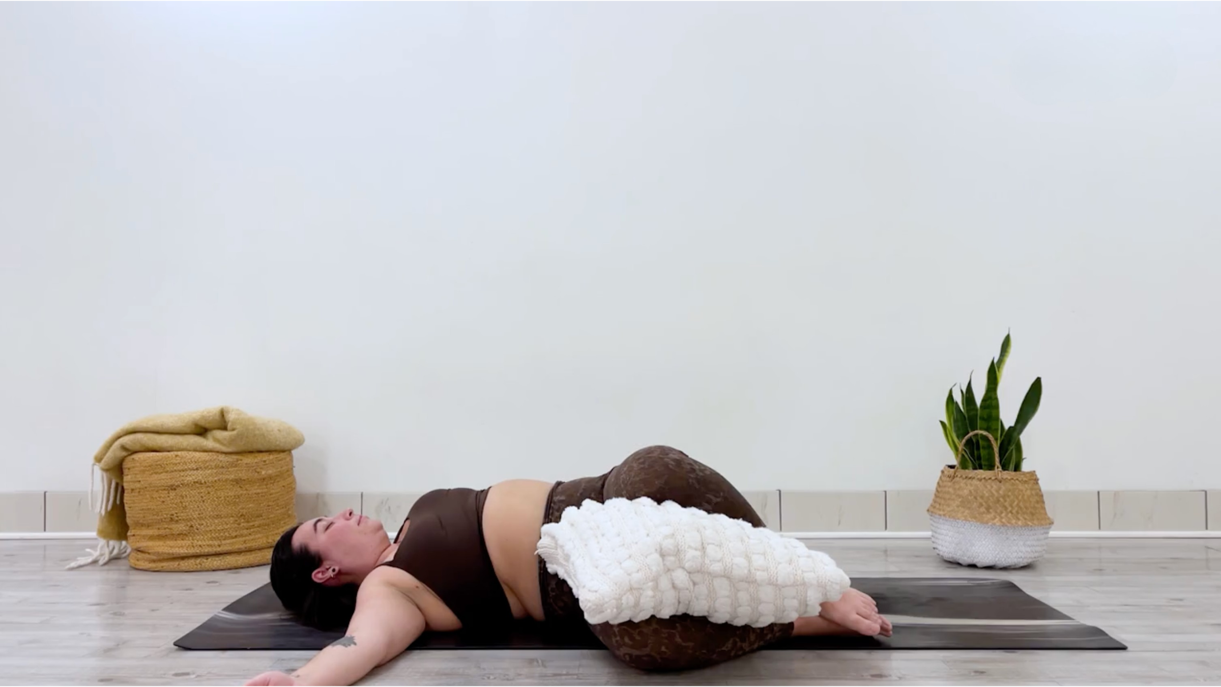 Teacher Taylor Lorenz in Reclined Twist