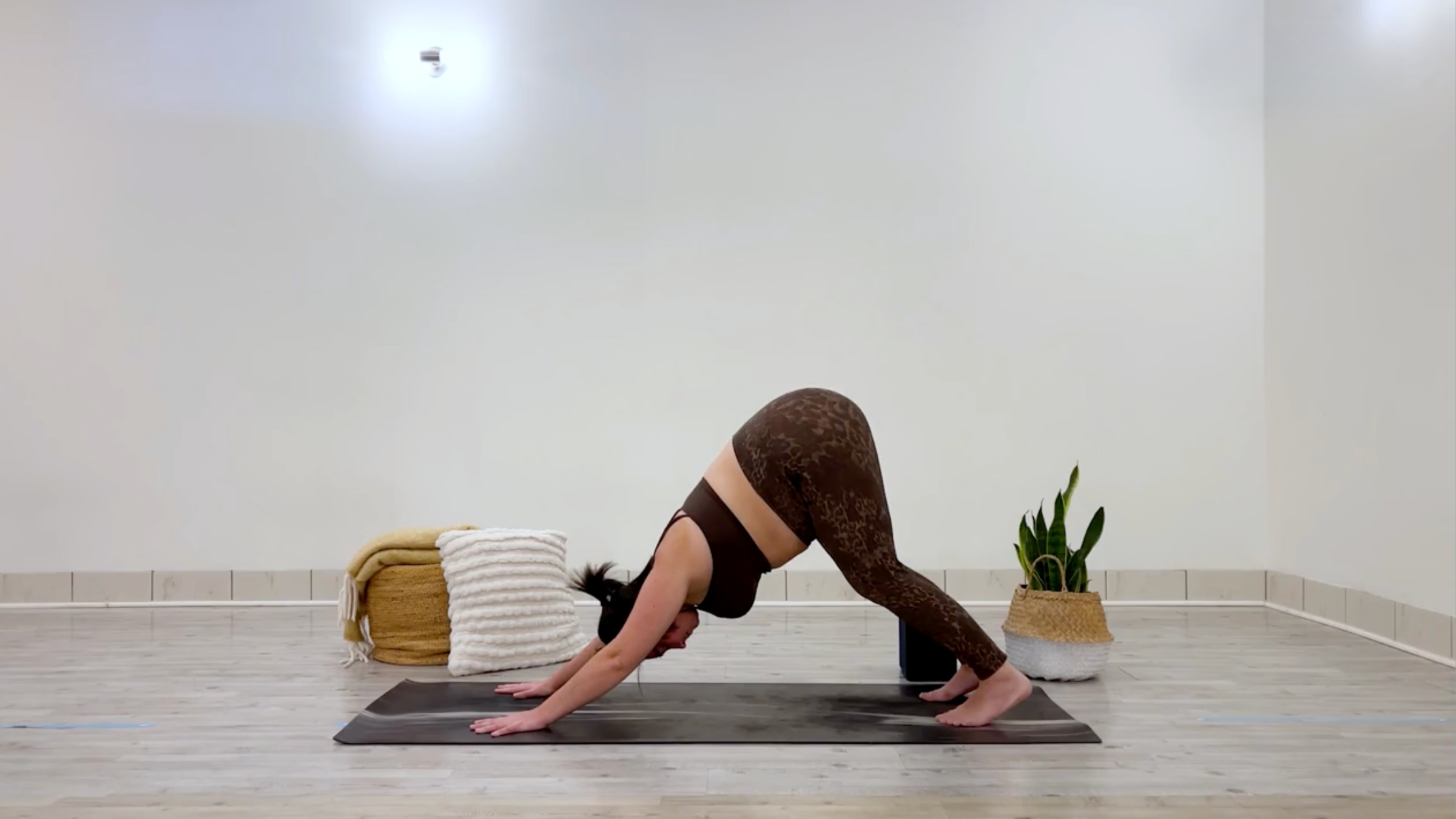 Taylor Lorenz in Downward-Facing Dog