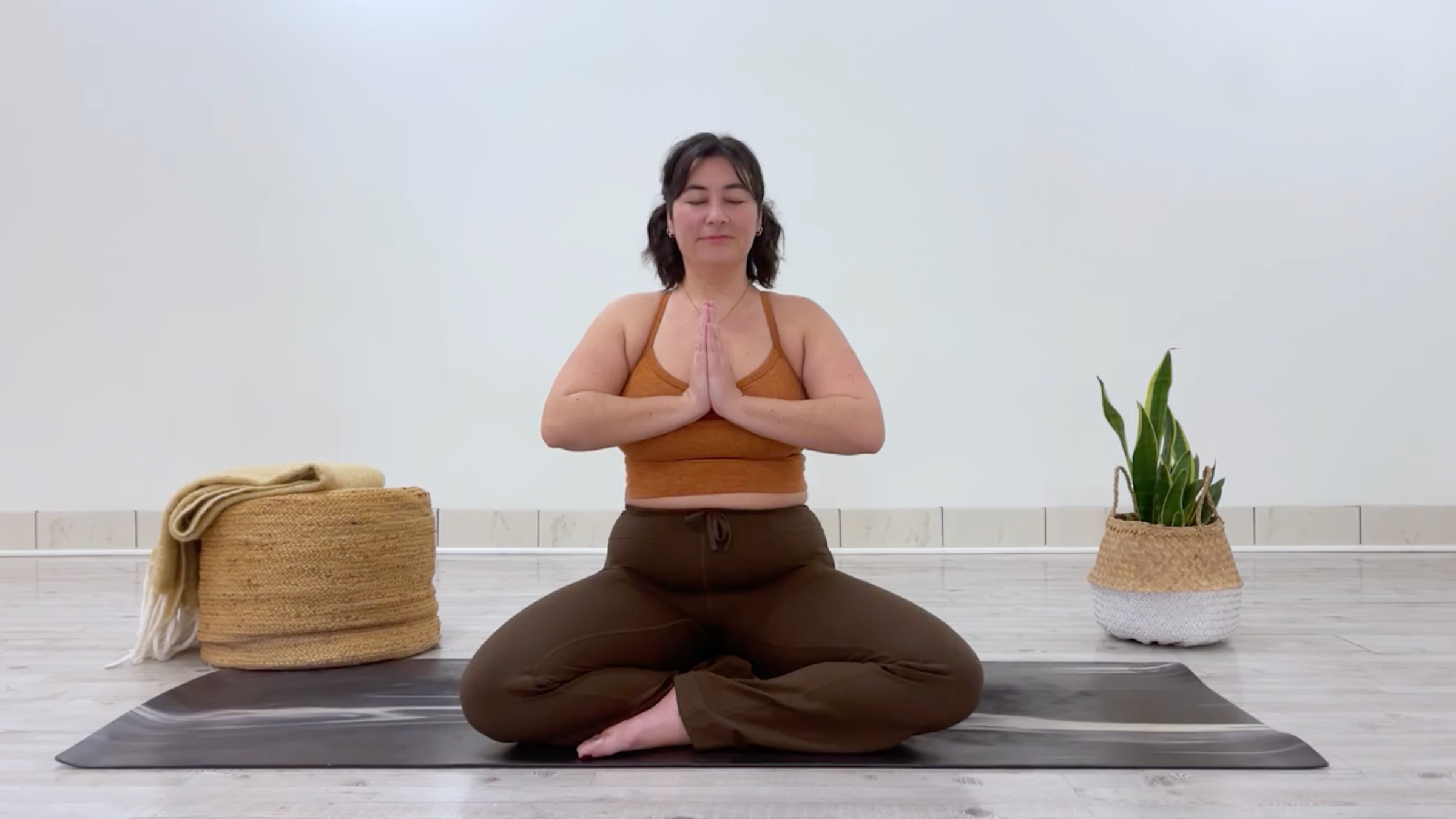 Taylor Lorenz doing Breath of Fire, a breathwork practice