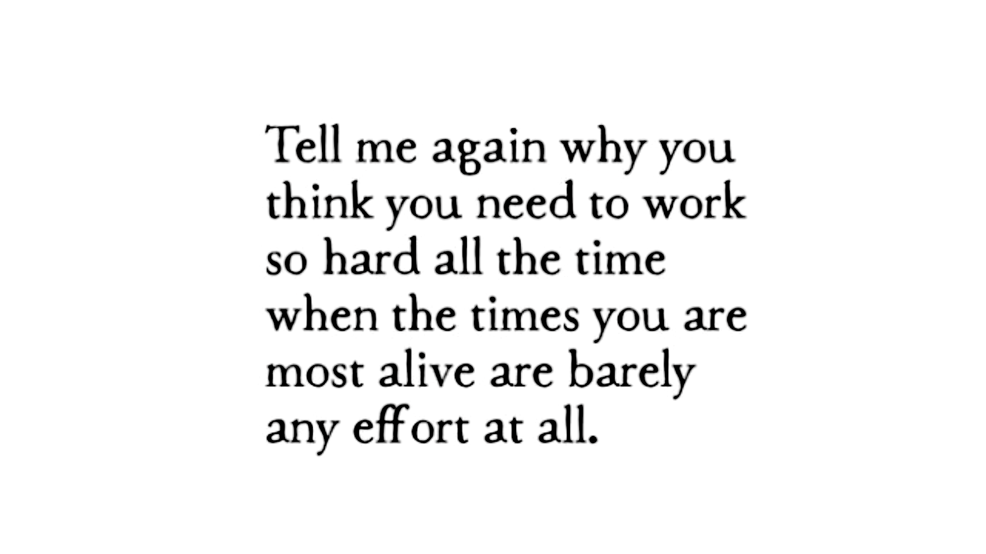 Black and white typewritten quote about the new Moon in Pisces and letting things happen