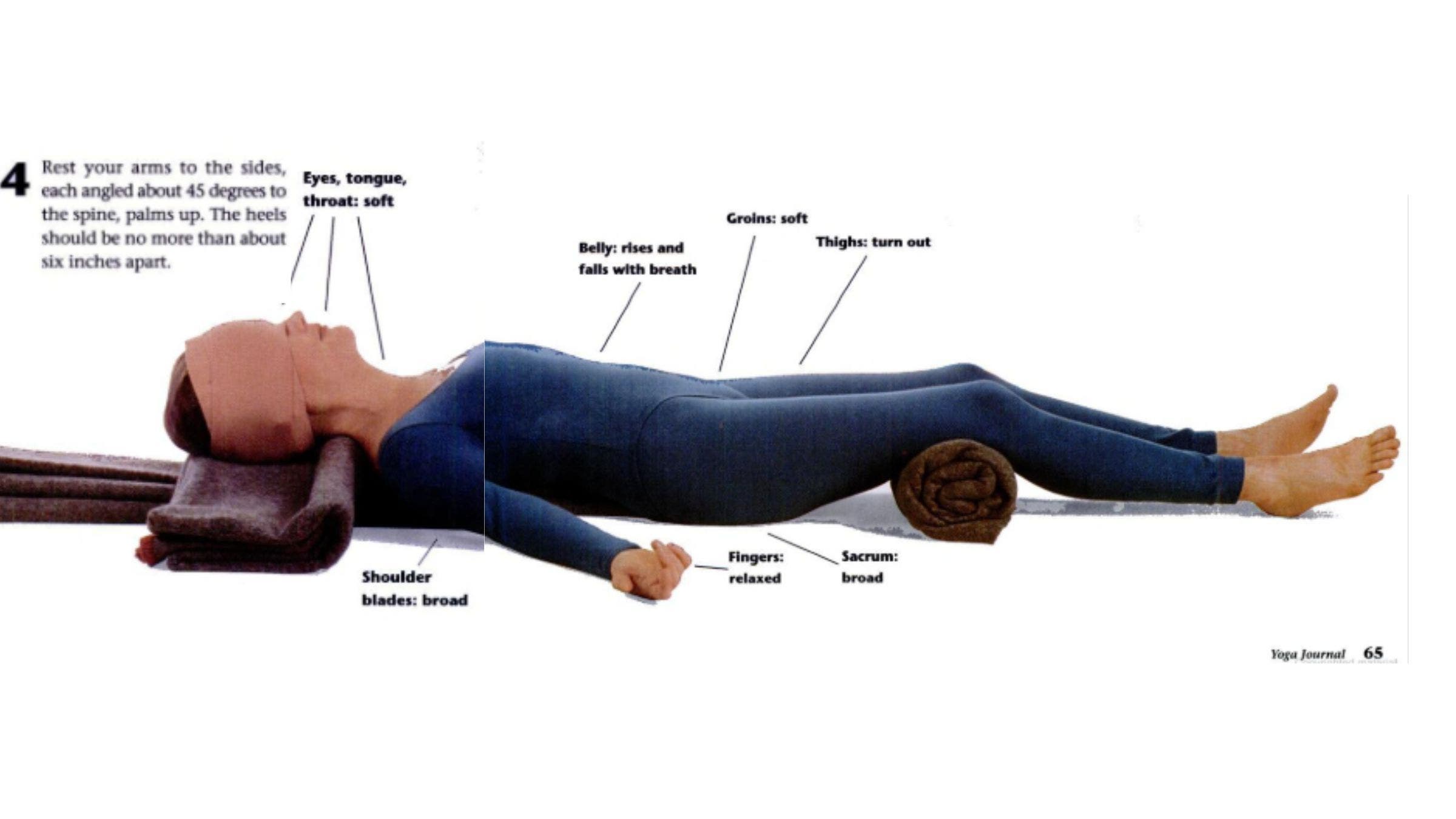 Woman practicing Ujjayi breath.