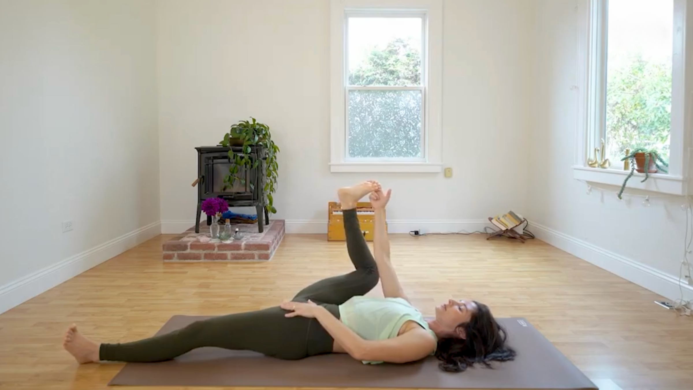 Teacher Michelle Martone in Knees to Chest