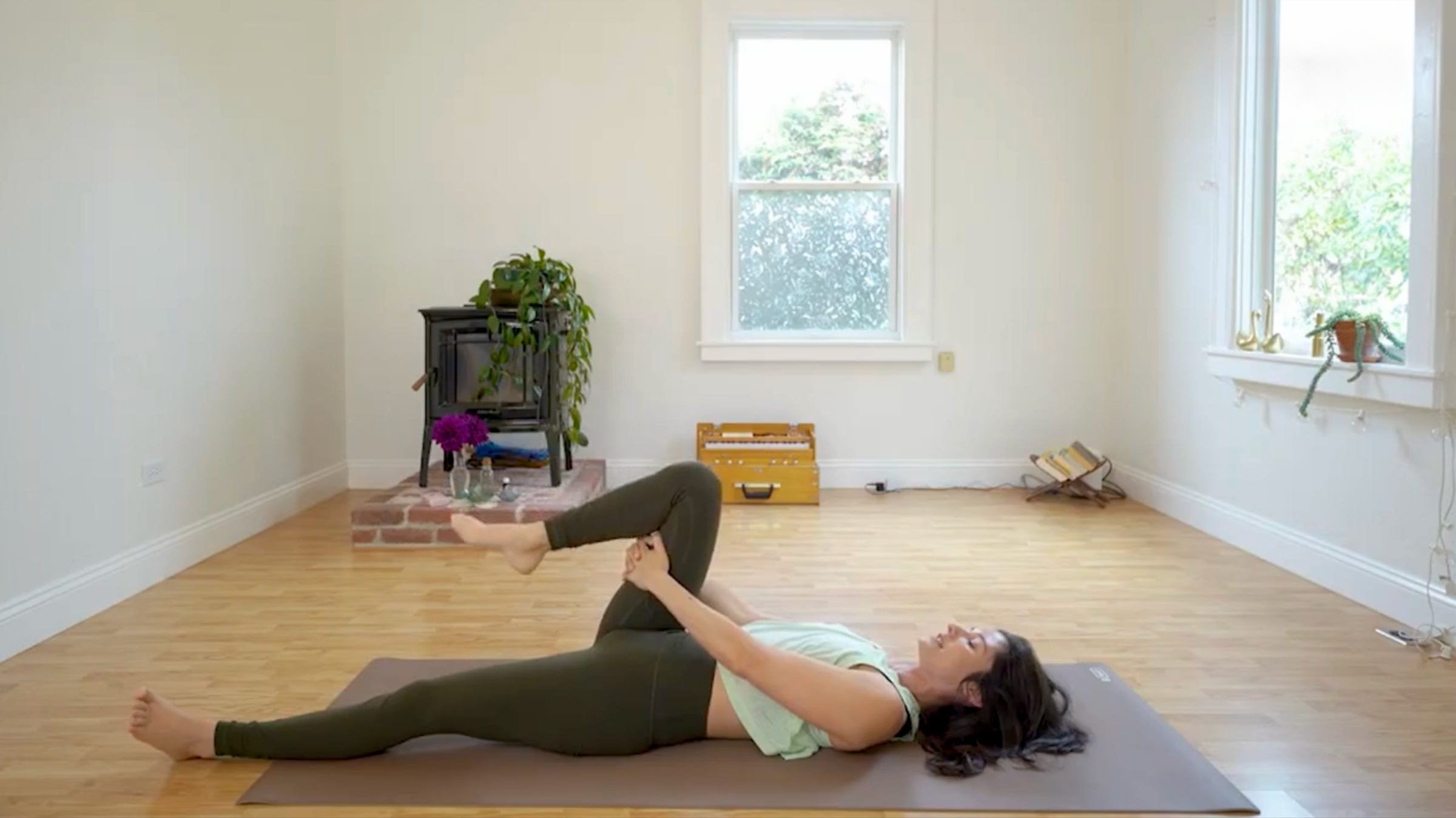 Teacher Michelle Martone in Leg Extensions