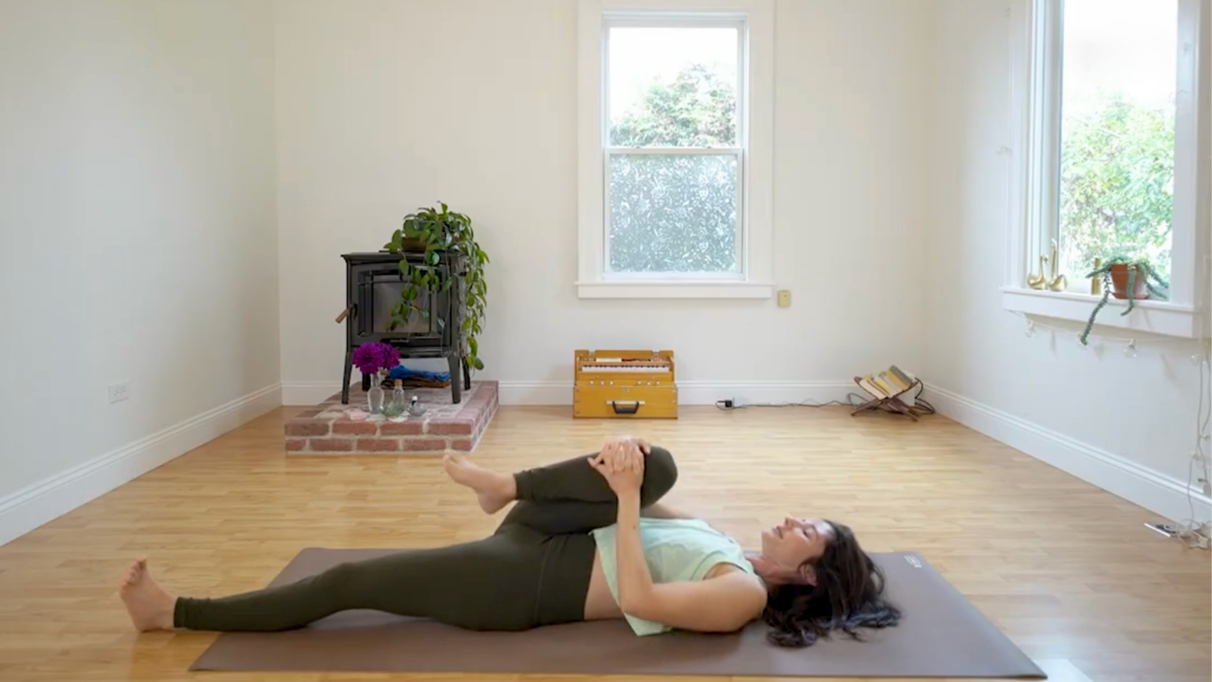 Teacher Michelle Martone in Knees to Chest