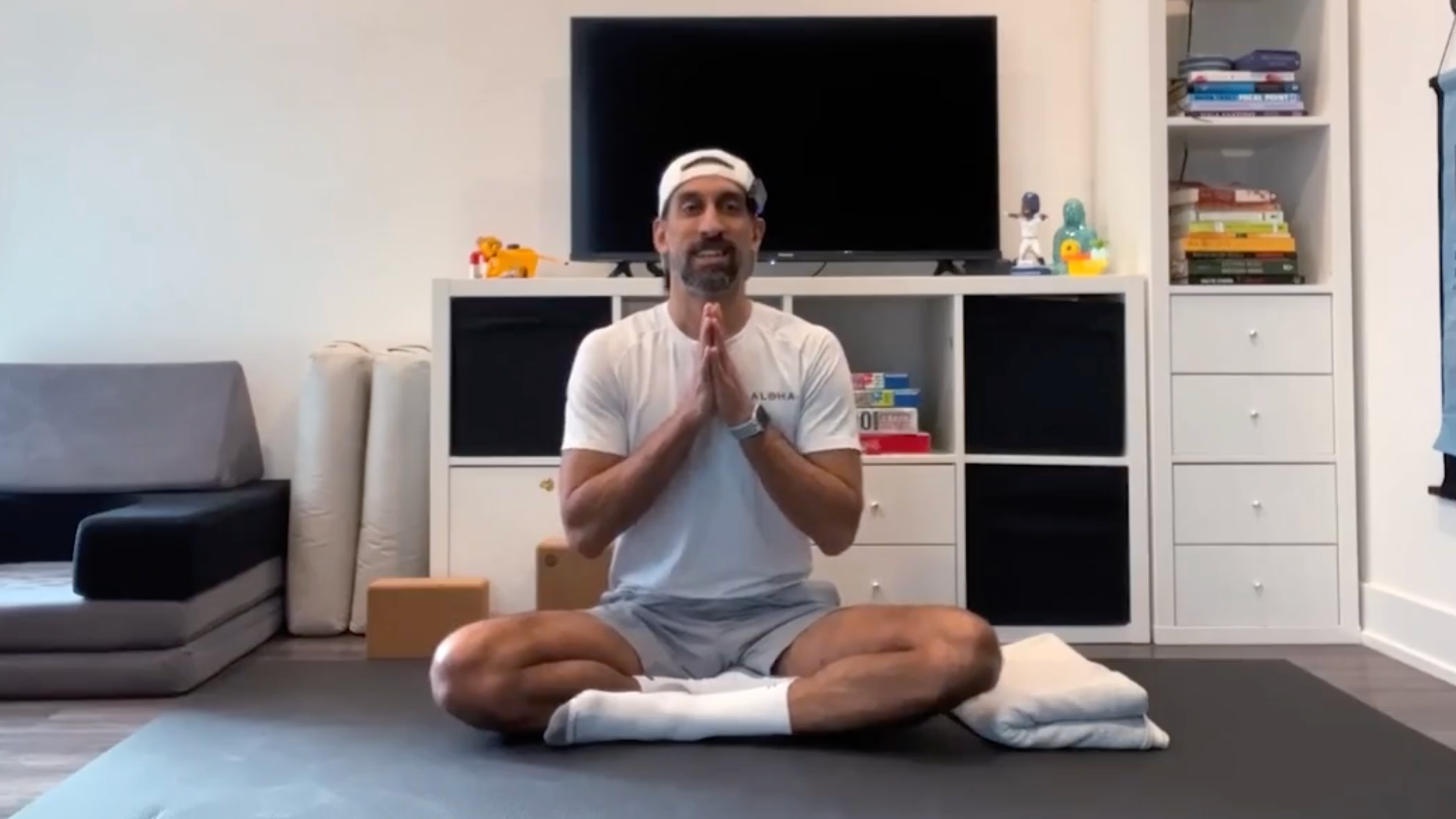 Teacher Jaafar Hussein is in lockdown