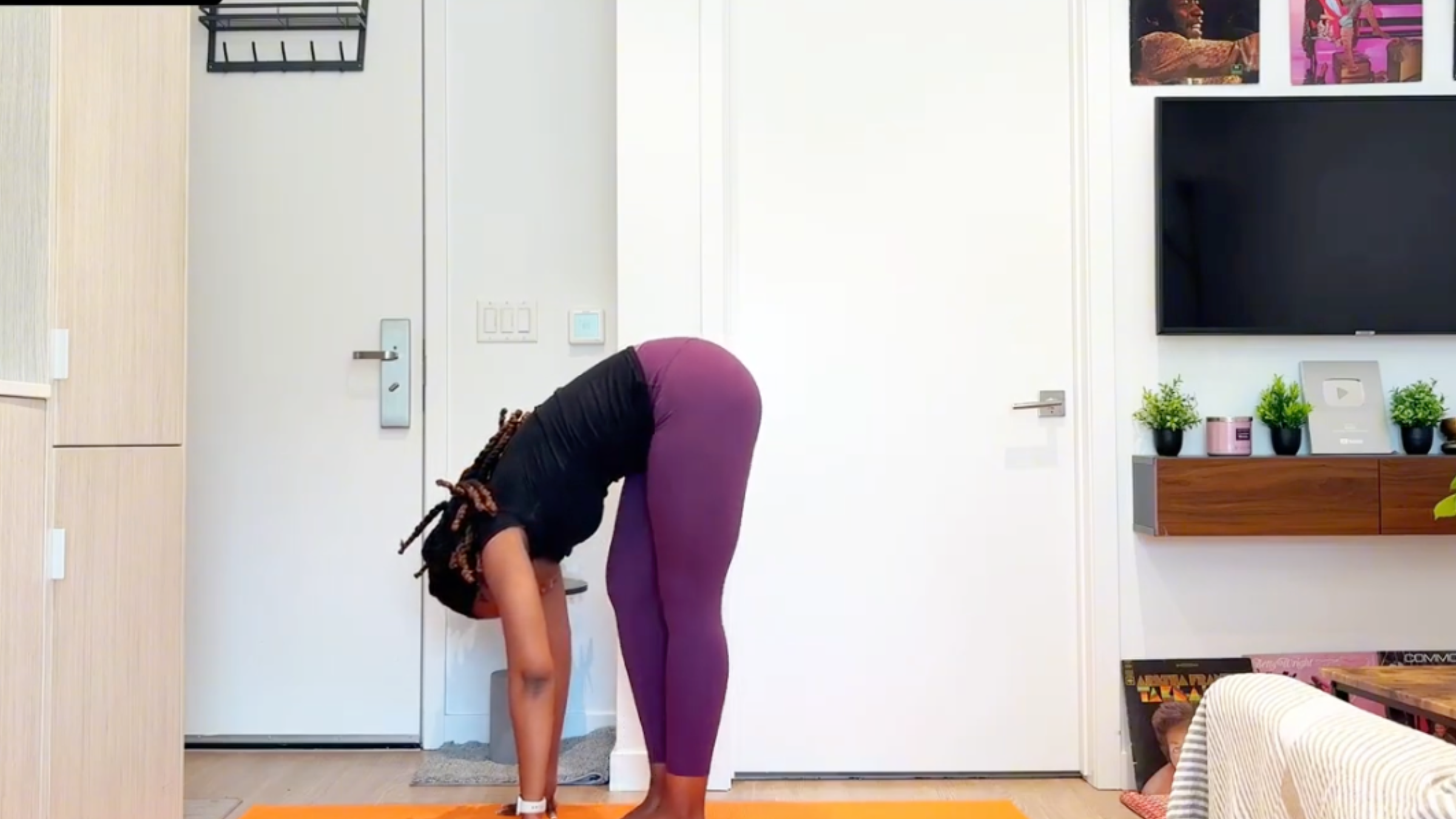 5-Minute Standing Yoga to Release Tension and Feel Good All Day