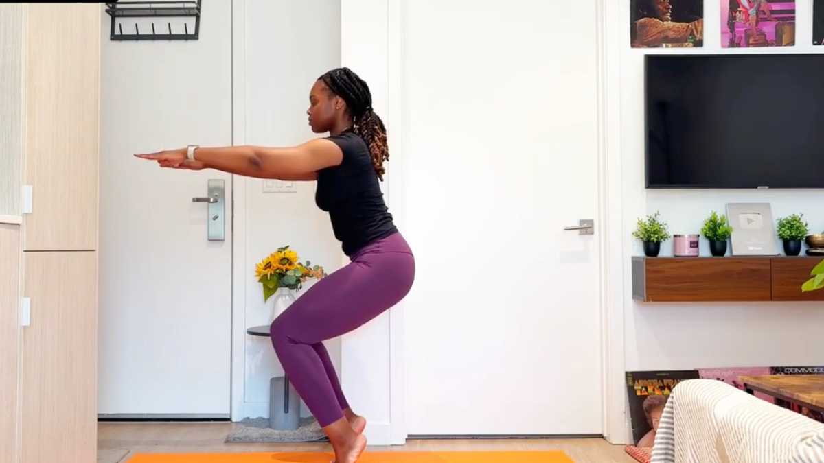 5-Minute Standing Yoga to Release Tension and Feel Good All Day