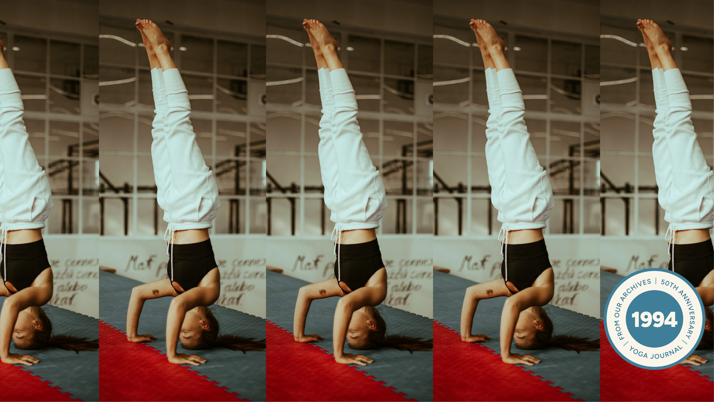 This Headstand Variation Invites You to Turn All of Your Senses Inward