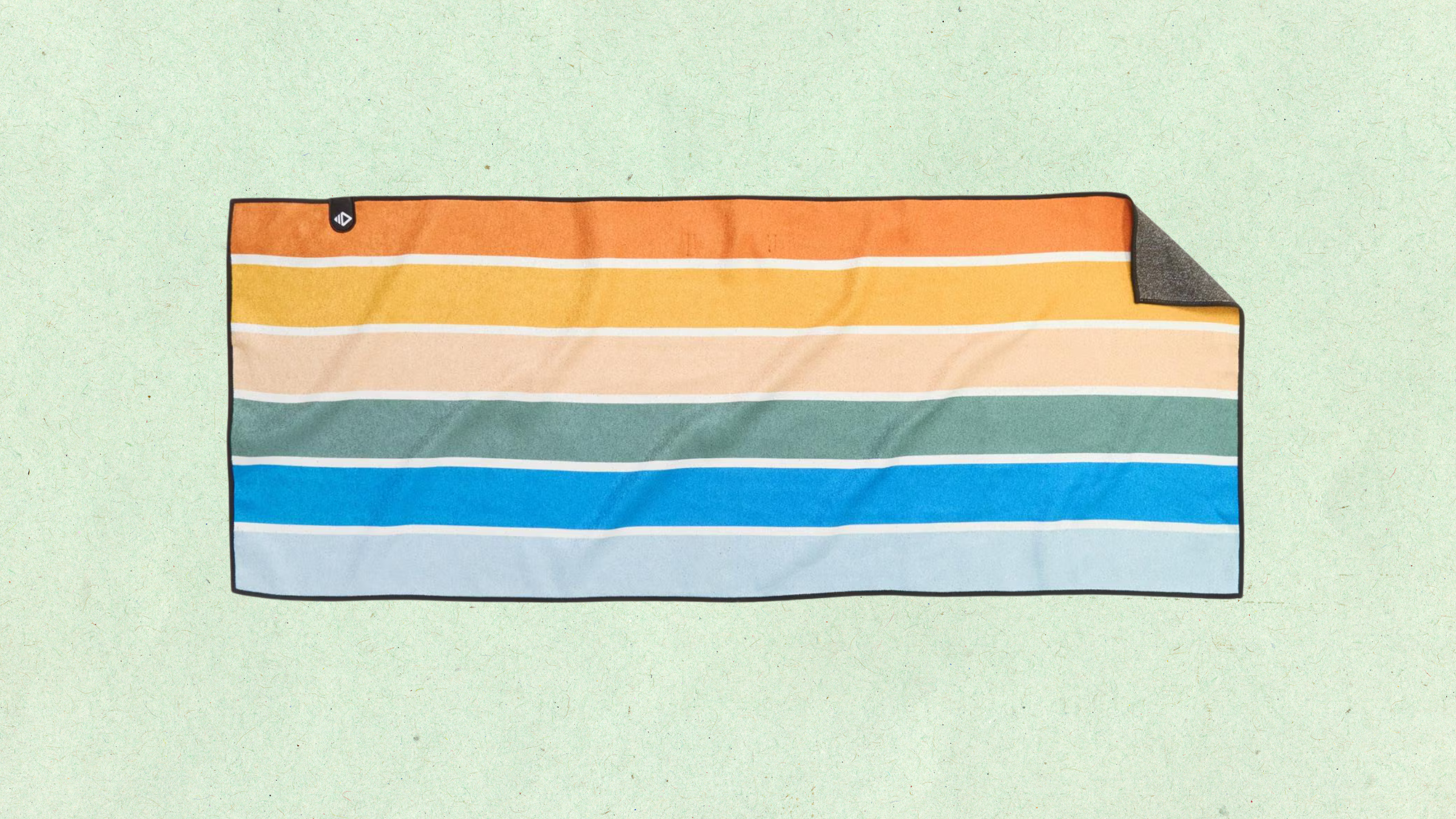 Image of rainbow-colored towel