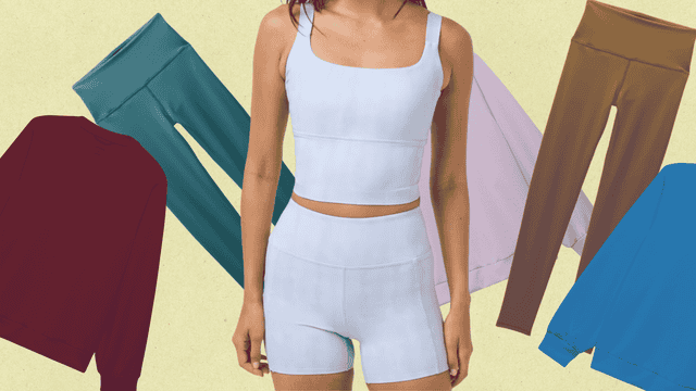 Bored With Your Yoga Wardrobe? These Colorful Workout Clothes Are On Sale.