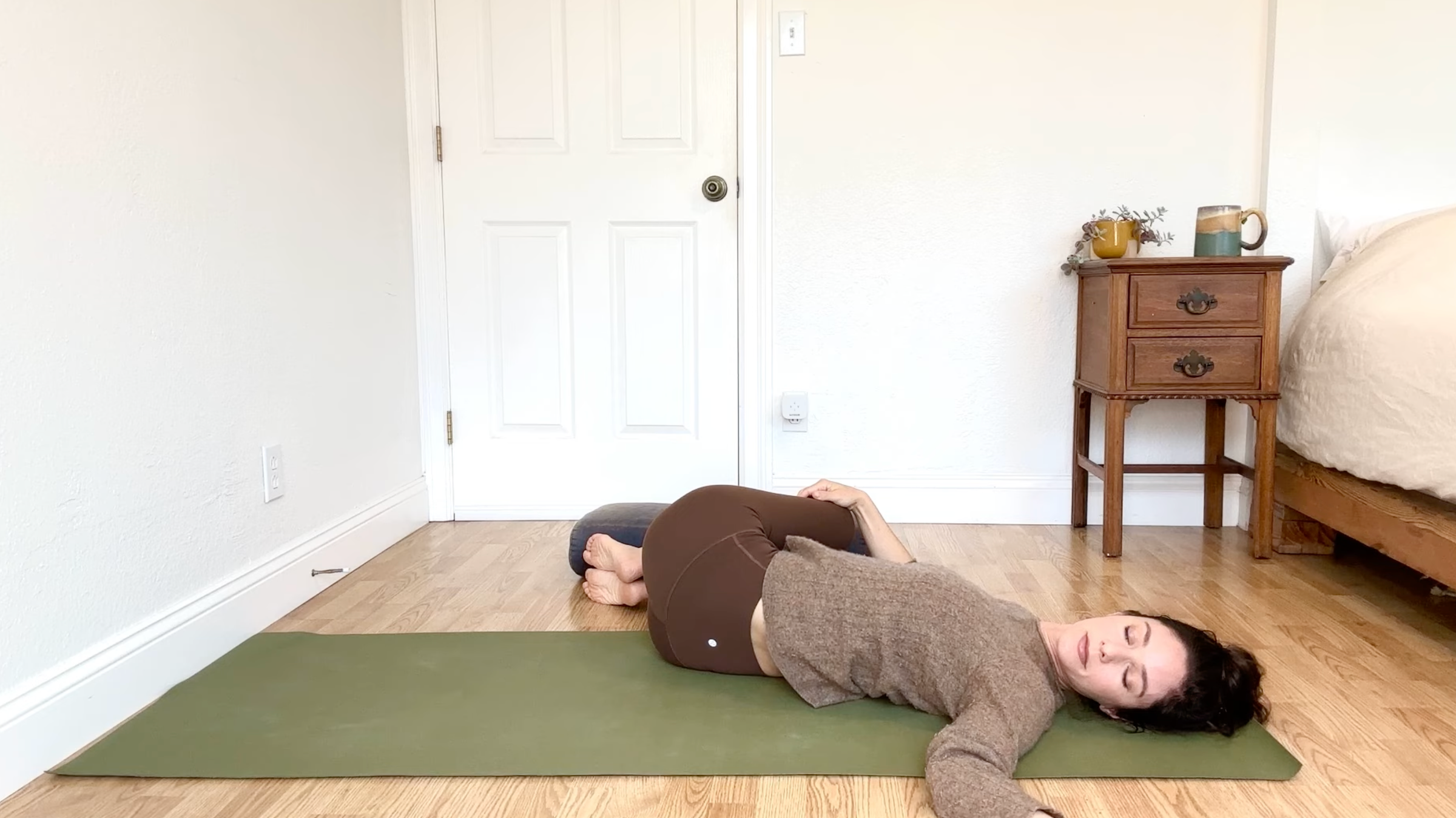 Michelle Martone in Reclined Twist