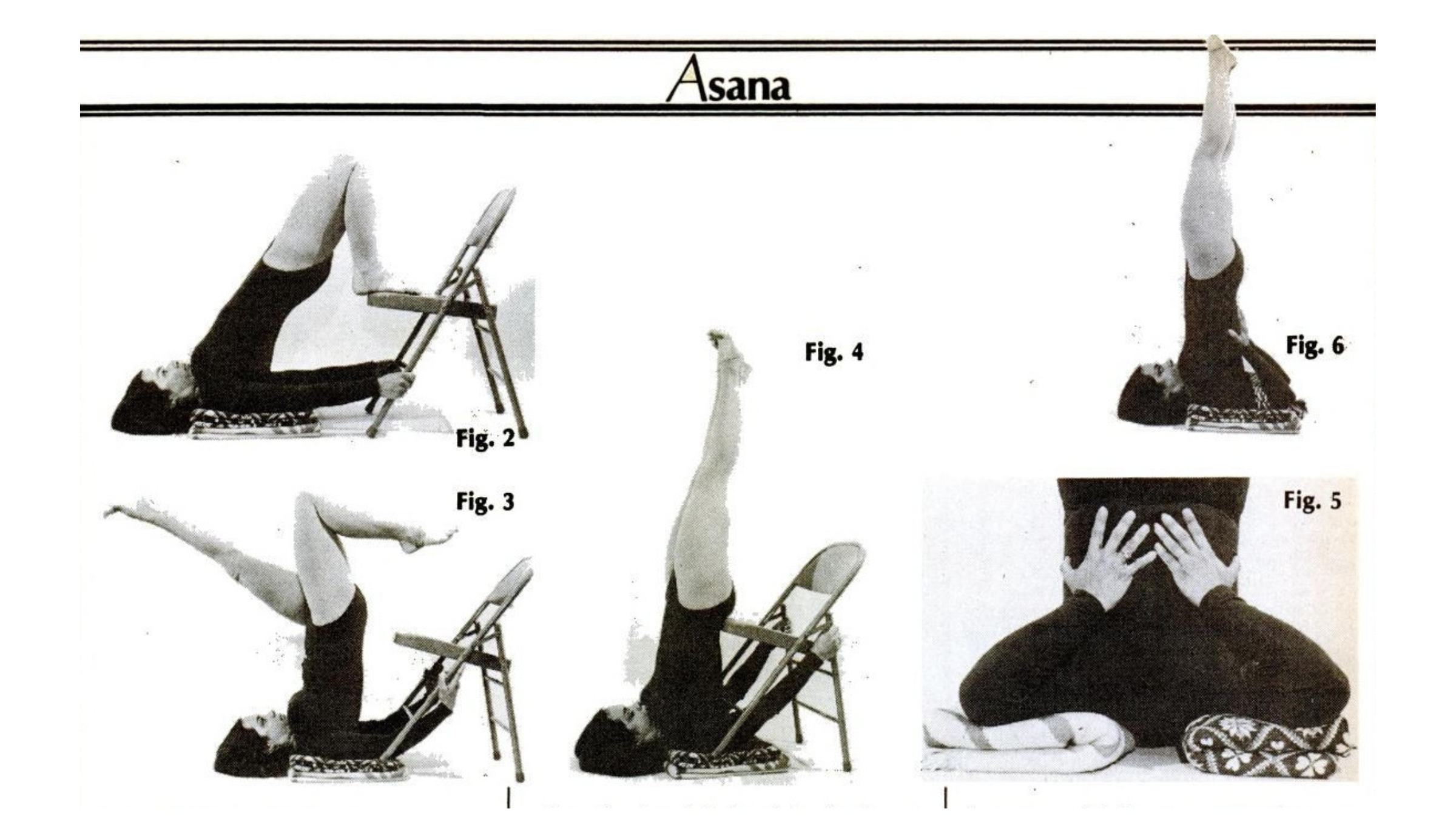 A diagram featuring a person in Shoulderstand