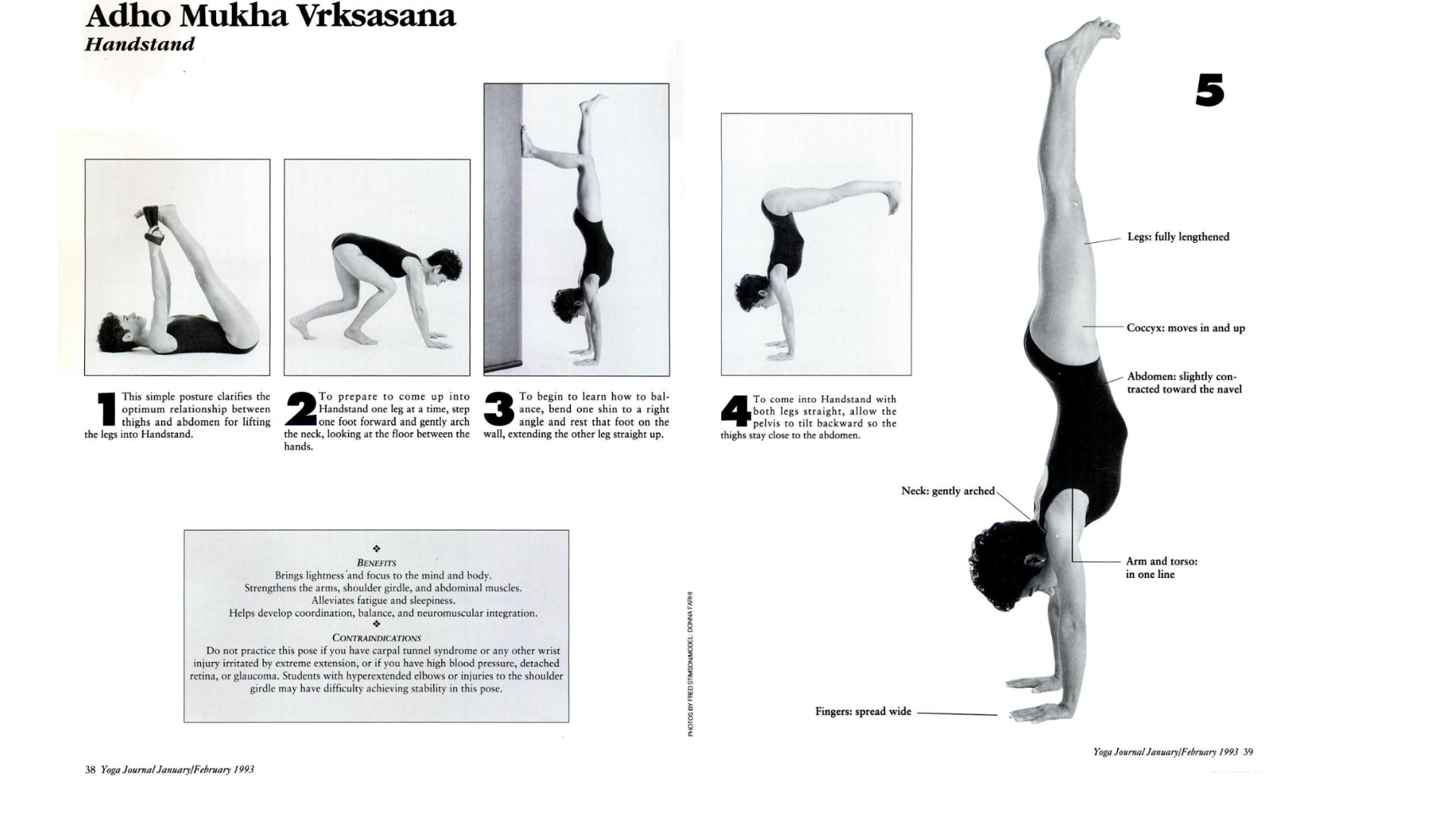 Woman learning how to do a Handstand with various prep poses