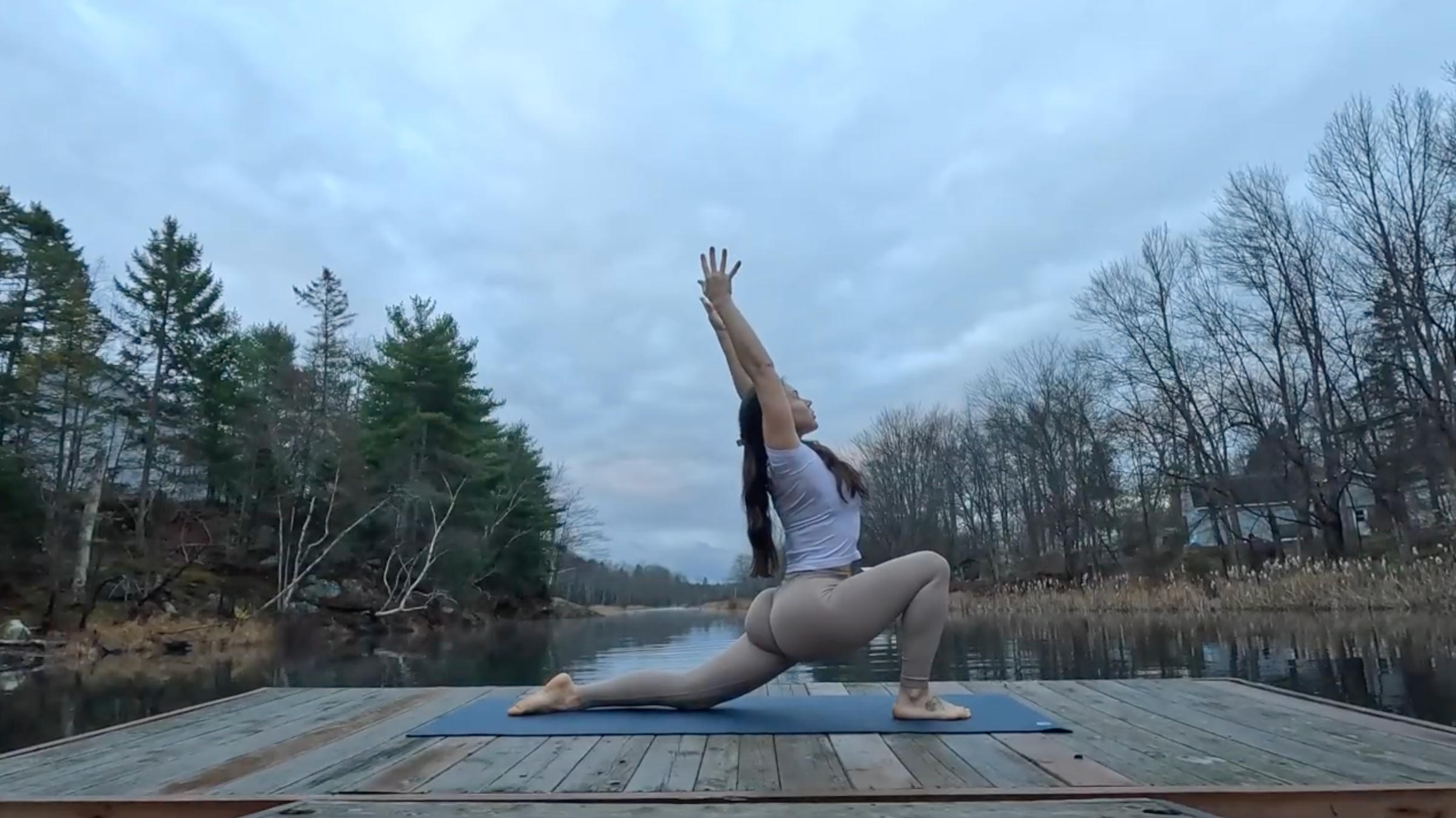 Teacher Emily Baltzer in Low Crescent Lunge