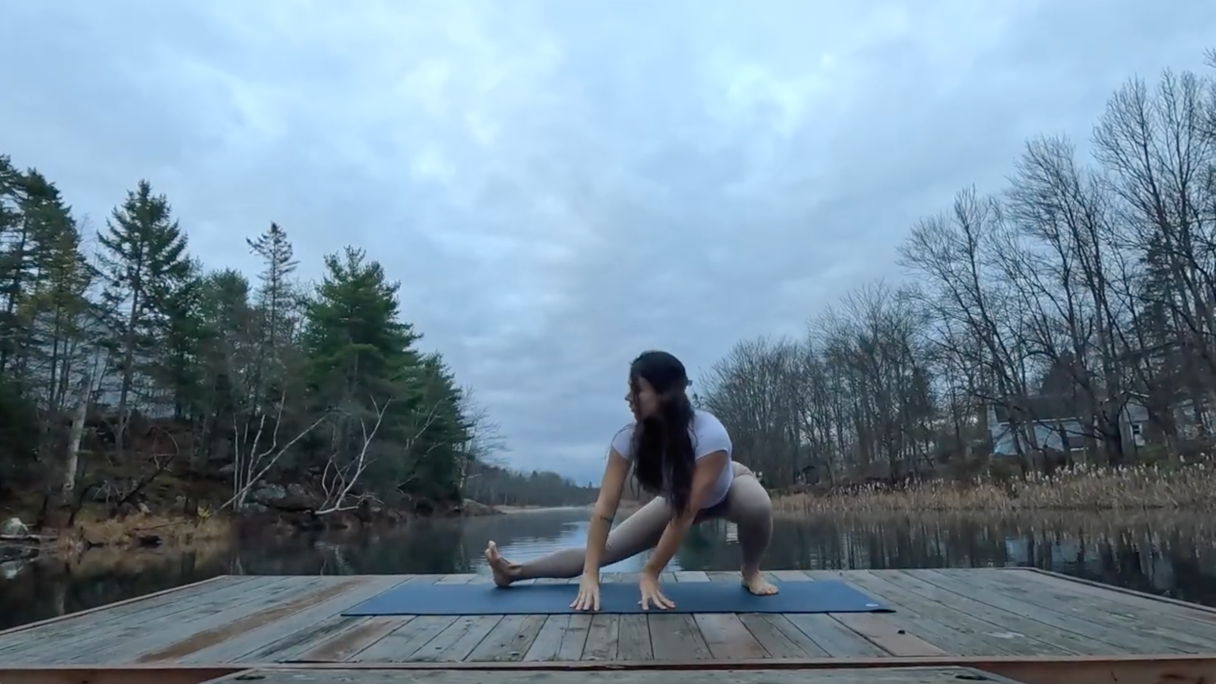 Teacher Emily Baltzer in Skater Pose