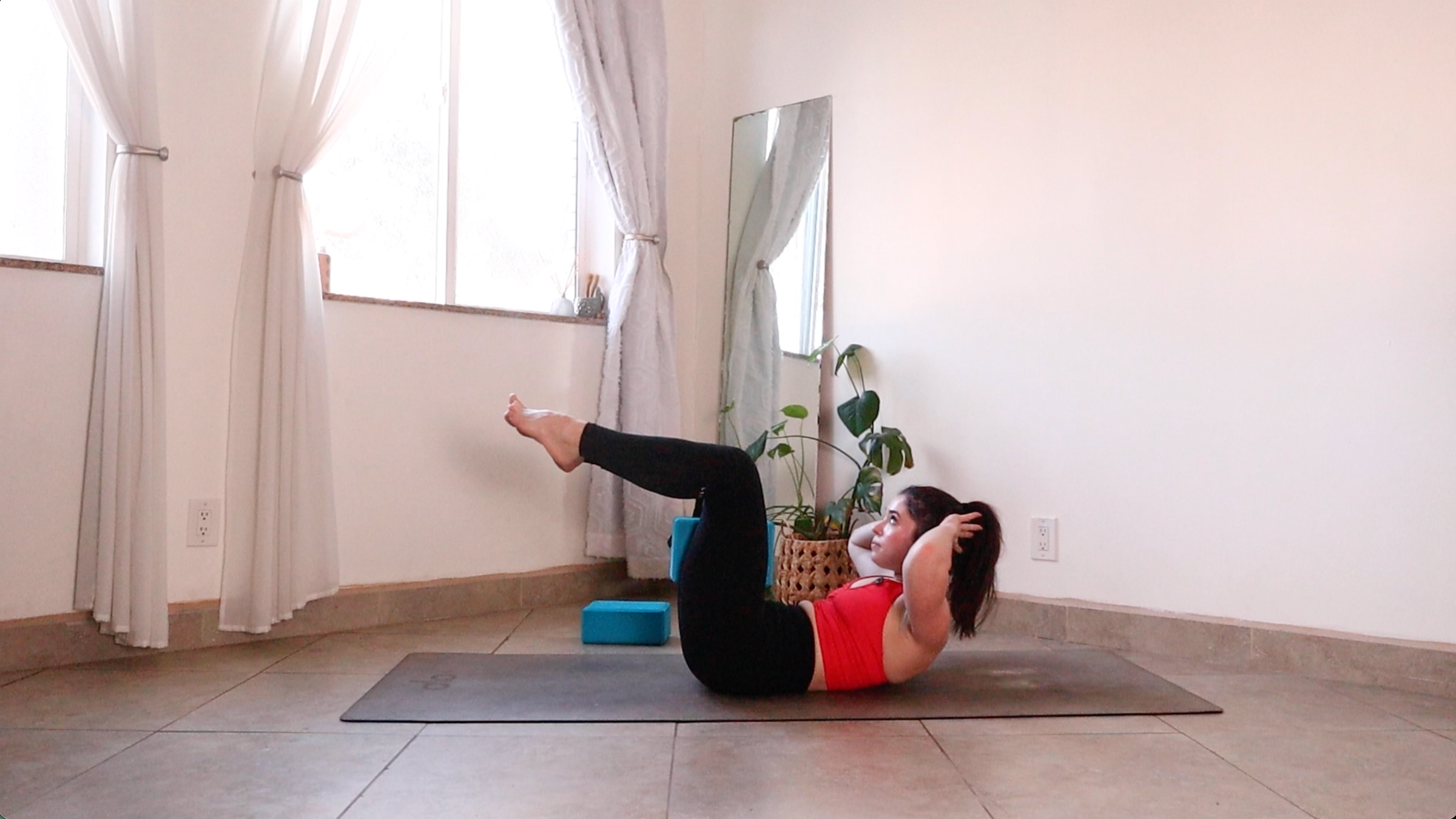 Yoga teacher Daria LeGrand in Triple Crunch