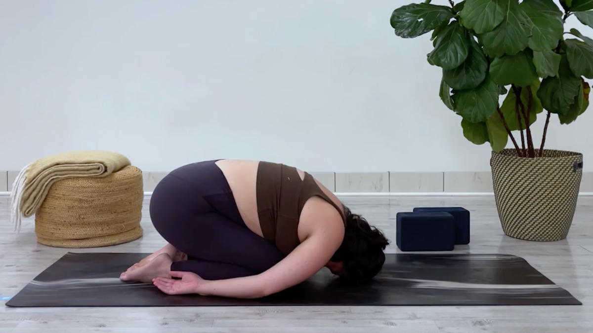 12-Minute Yin Yoga to Relieve Some of Your Stress