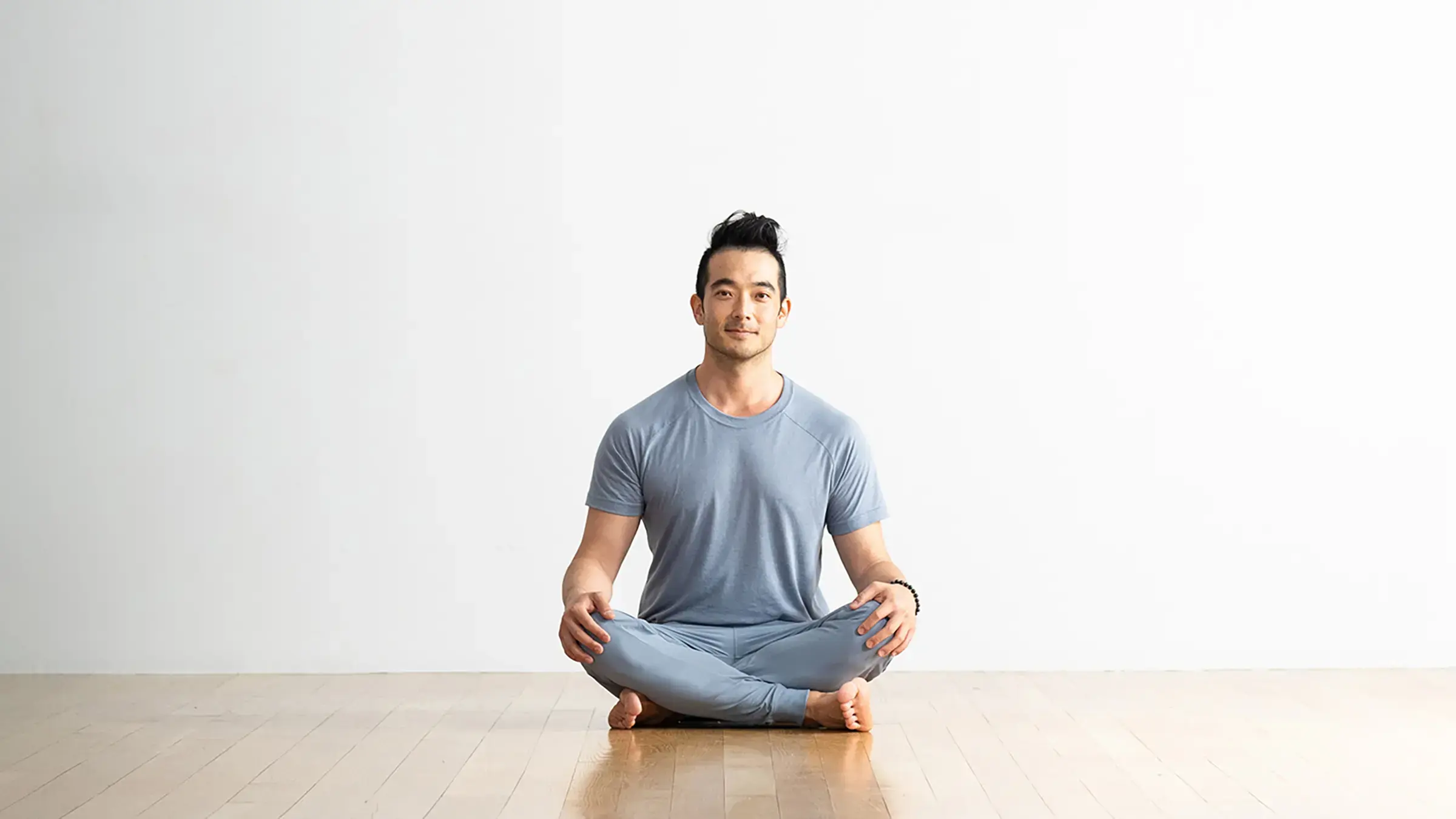 A person in Easy Pose