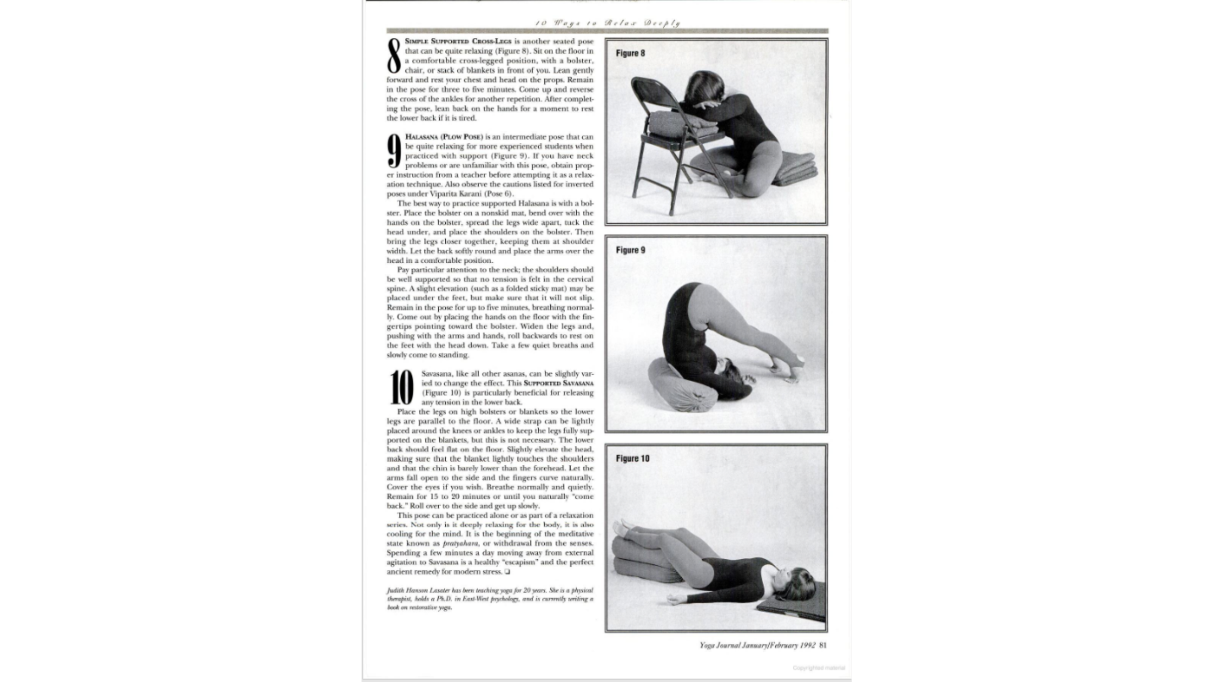 Woman practicing yoga poses for relaxation.