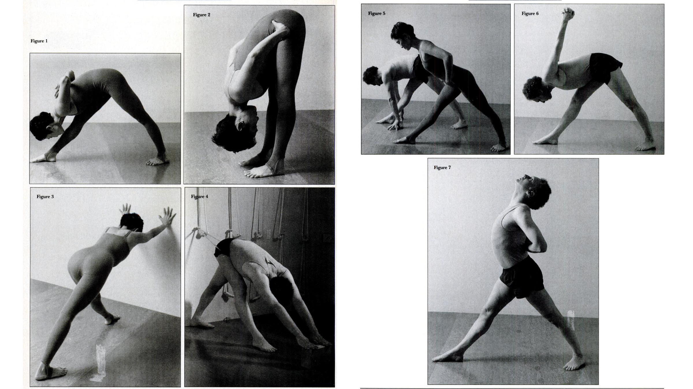 Diagrams of a person in Pyramid Pose