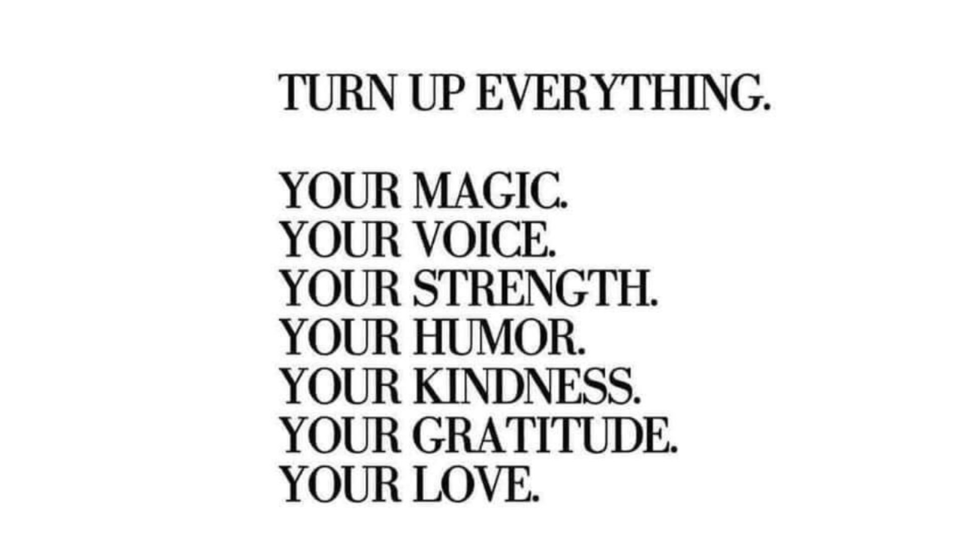Black and white typewritten quote about magic and the weekly horoscope