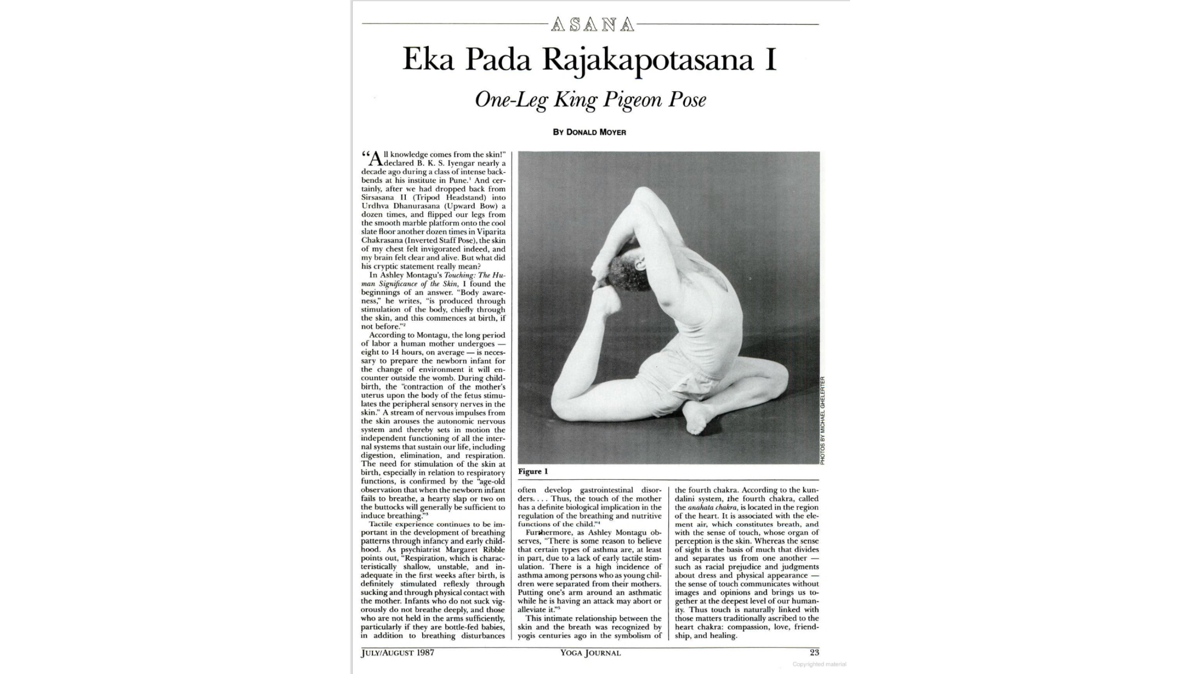 Image of person practicing Pigeon Pose.