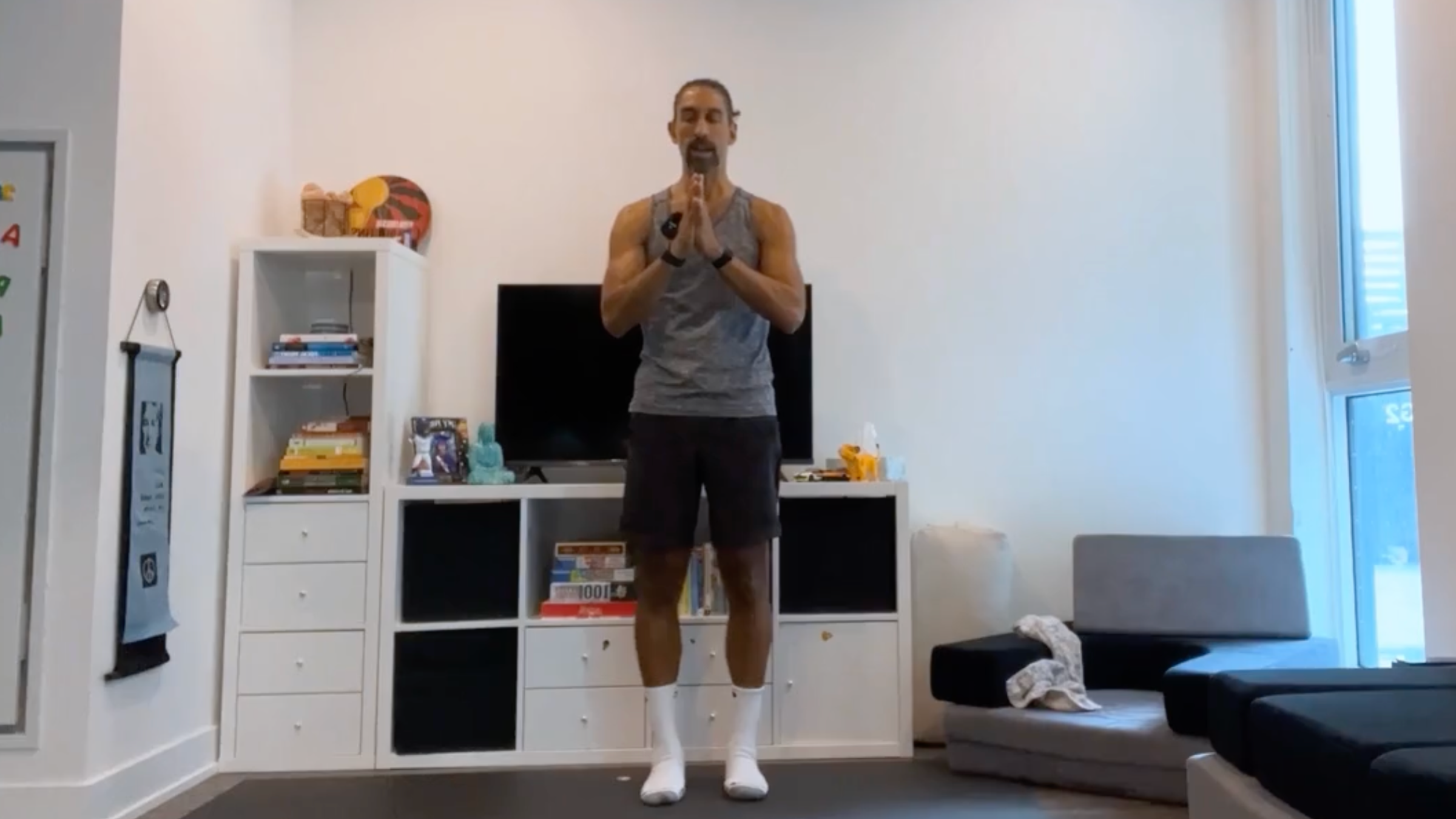 3-Minute Standing Yoga to Undo Hours at Your Desk