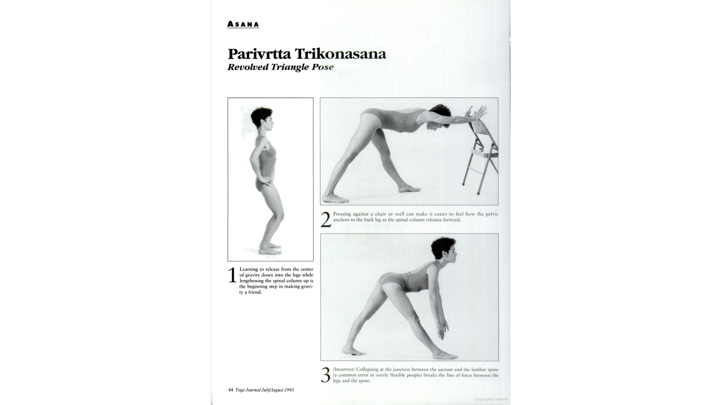 Stop Forcing the Twist in Revolved Triangle Pose. Here's What to Do Instead.