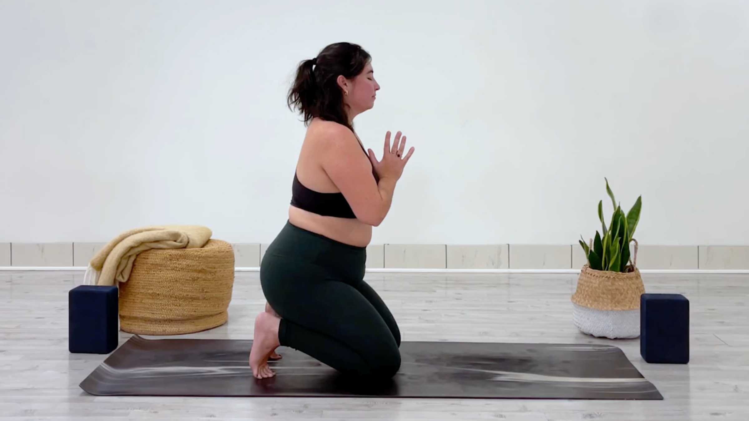 Teacher Taylor Lorenz in Toe Stretch
